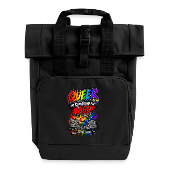 Rolltop Rucksack mit zwei Griffen