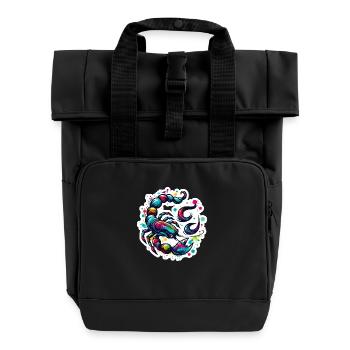 Zodiac Scorpion - Rolltop Rucksack mit zwei Griffen - Schwarz - Vorne