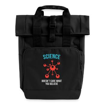 Science - Peu importe ce que vous croyez - Sac à dos Roll Top à deux anses - noir - Devant