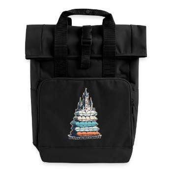 Betten Burgen Bauer - Rolltop Rucksack mit zwei Griffen - Schwarz - Vorne