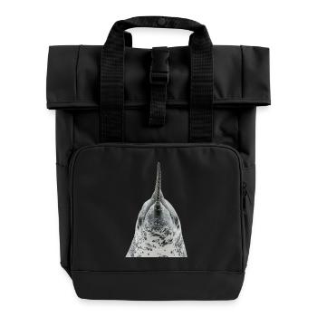 Narval - Sac à dos Roll Top à deux anses - noir - Devant