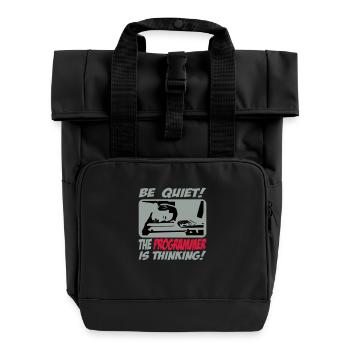 theprogrammer_3c - Sac à dos Roll Top à deux anses - noir - Devant