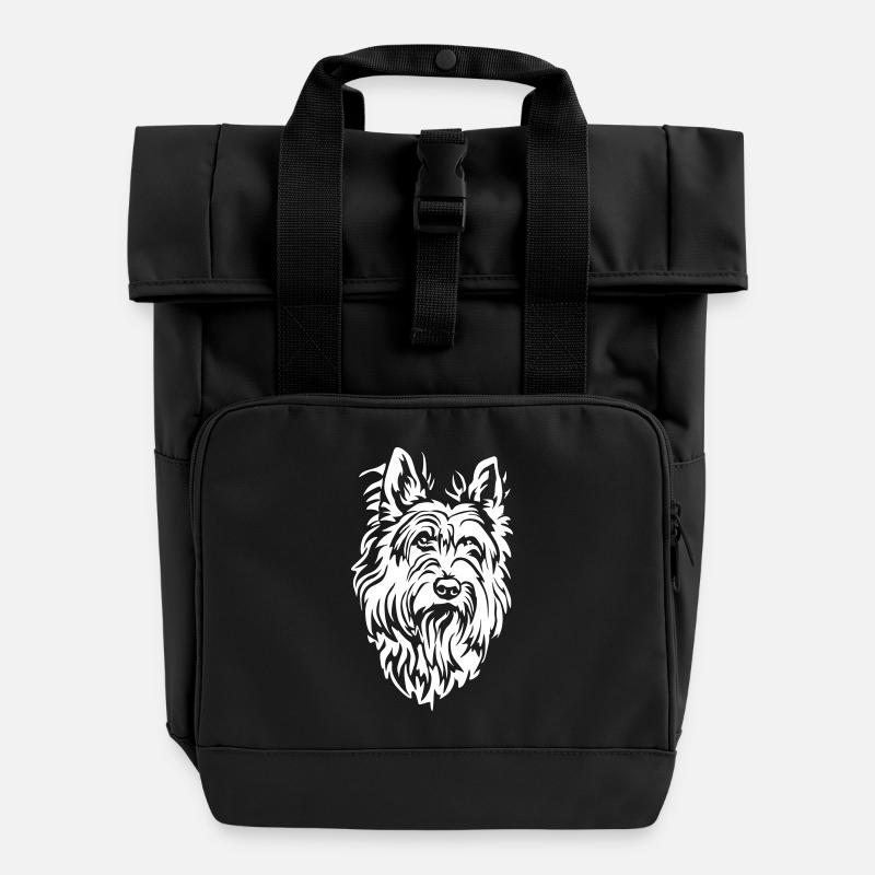 Picard Head « Black Edition » - Sac à dos Roll Top à deux anses - noir