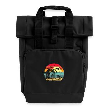 Alimentation des oiseaux - Sac à dos Roll Top à deux anses - noir - Devant