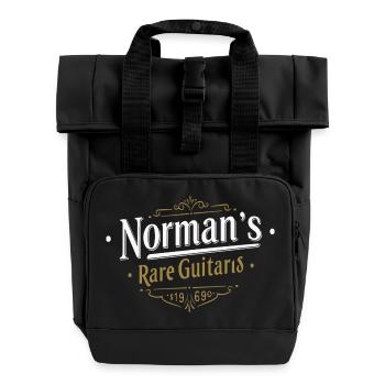 Logo vintage de la guitare rare de Norman - Sac à dos Roll Top à deux anses - noir - Devant