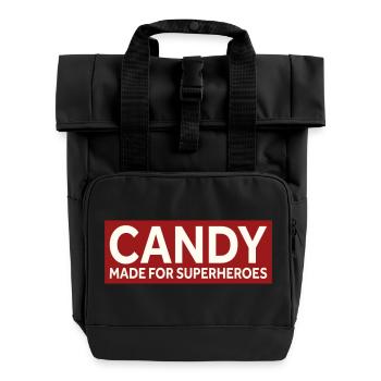 BONBONS - FAITS POUR LES SUPER-HÉROS - Sac à dos Roll Top à deux anses - noir - Devant