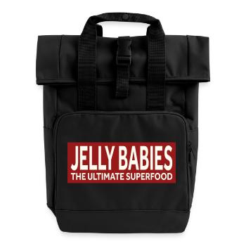 JELLY BABIES - LE SUPERALIMENT ULTIME - Sac à dos Roll Top à deux anses - noir - Devant