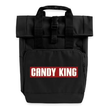 ROI DES BONBONS - Sac à dos Roll Top à deux anses - noir - Devant