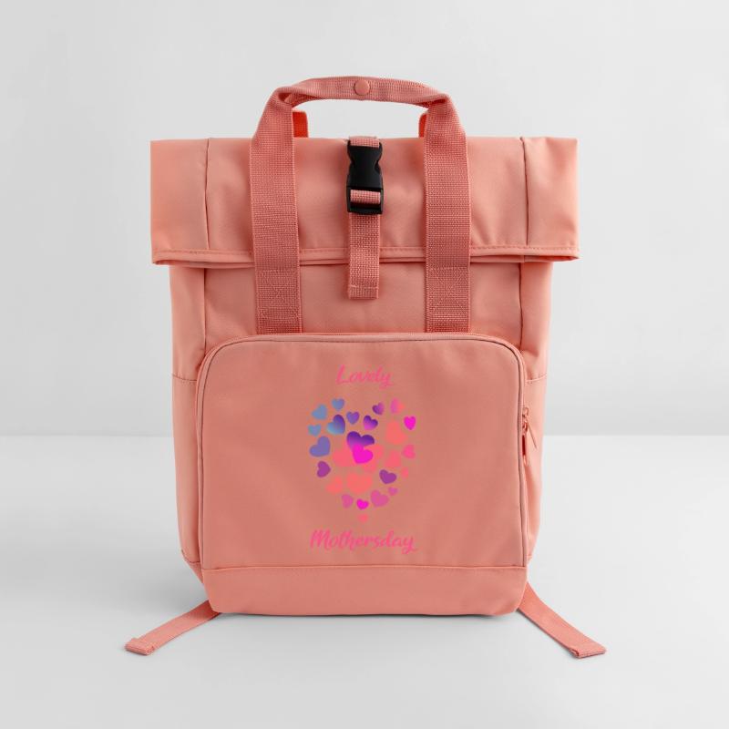 Muttertag Rolltop Rucksack mit zwei Griffen
