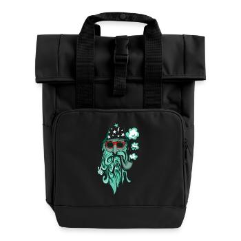 Oh ja! - Rolltop Rucksack mit zwei Griffen - Schwarz - Vorne