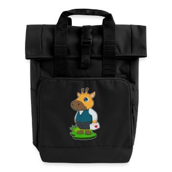 Trousse de premiers soins Giraffe Doctor - Sac à dos Roll Top à deux anses - noir - Devant