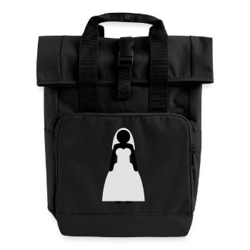 wedding_woman - Rolltop Rucksack mit zwei Griffen - Schwarz - Vorne