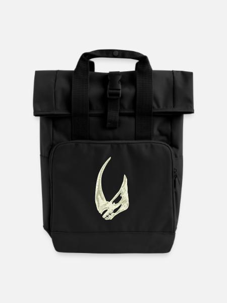 Das Mudhorn - Rolltop Rucksack mit zwei Griffen - Schwarz