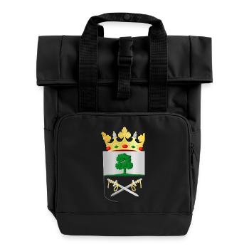 Wapen_van_Aalten - Rolltop Rucksack mit zwei Griffen - Schwarz - Vorne