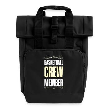 Équipe de basket-ball - Sac à dos Roll Top à deux anses - noir - Devant