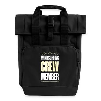 Équipage de planche à voile - Sac à dos Roll Top à deux anses - noir - Devant