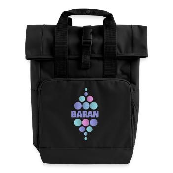 Animal Baran - Roll Top Backpack with Two Handles - black - Front