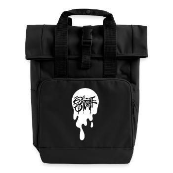 Urban Graffiti Tag - Sac à dos Roll Top à deux anses - noir - Devant