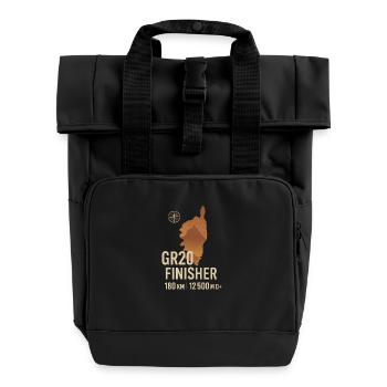 GR20 Finisher - Roll Top Backpack with Two Handles - black - Front