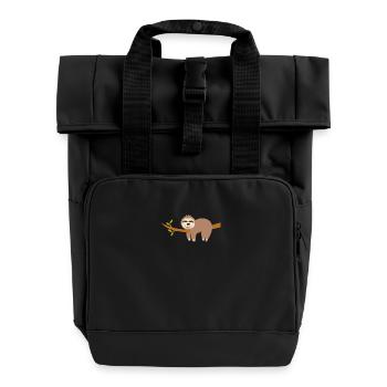Paresse - Sac à dos Roll Top à deux anses - noir - Devant