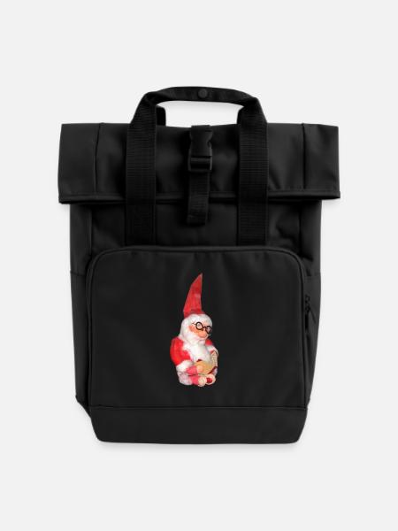 Kobold - Rolltop Rucksack mit zwei Griffen - Schwarz