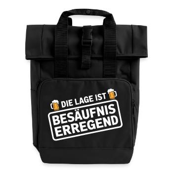 L’endroit est une bière de soirée alcoolisée - Sac à dos Roll Top à deux anses - noir - Devant