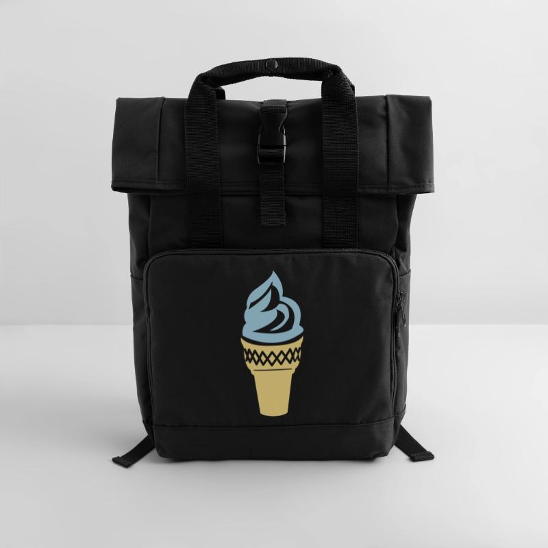 cornet de glace Sac à dos Roll Top à deux anses