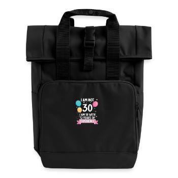30 ans 30 ans 30 ans 30 ans 30 ans - Sac à dos Roll Top à deux anses - noir - Devant