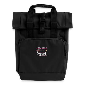 Ingenieurin Gruppe - Rolltop Rucksack mit zwei Griffen - Schwarz - Vorne