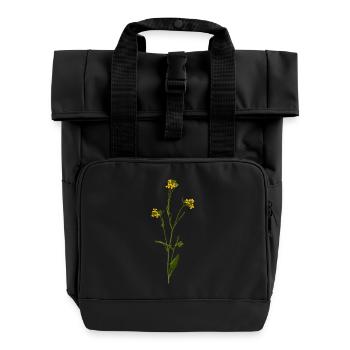 herbes thym romarin persil origan aneth - Sac à dos Roll Top à deux anses - noir - Devant
