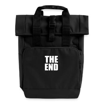 The end - Rolltop Rucksack mit zwei Griffen - Schwarz - Vorne