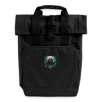 Forest Demon - Rolltop Rucksack mit zwei Griffen - Schwarz - Vorne