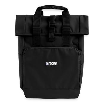 Lammfromm - You are innocent. ALWAYS! - Roll Top Backpack with Two Handles - black - Front