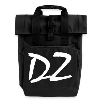 Dz - Rolltop Rucksack mit zwei Griffen - Schwarz - Vorne