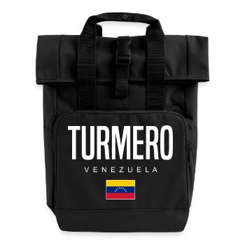 Turmero Venezuela - Roll Top Backpack with Two Handles - black - Front