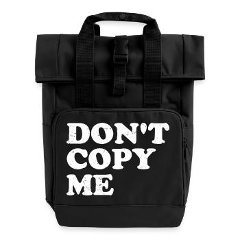 Ne me copie pas - Sac à dos Roll Top à deux anses - noir - Devant