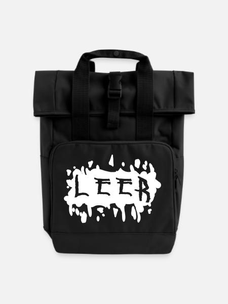 punk splash - Rolltop Rucksack mit zwei Griffen - Schwarz