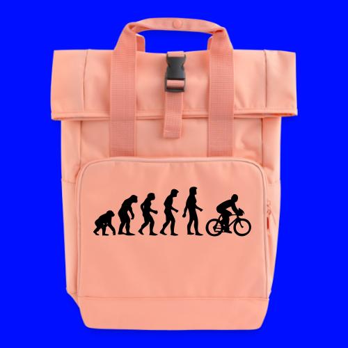 Evolution man cycling - Roll Top Backpack with Two Handles