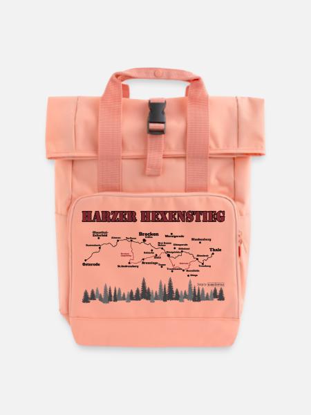 Harzer Hexenstieg - Rolltop Rucksack mit zwei Griffen - Chintzrosa