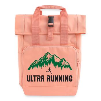 Ultra-Laufen - Rolltop Rucksack mit zwei Griffen - Chintzrosa - Vorne