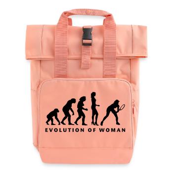 evolution_female_tennis_b_1c - Rolltop Rucksack mit zwei Griffen - Chintzrosa - Vorne
