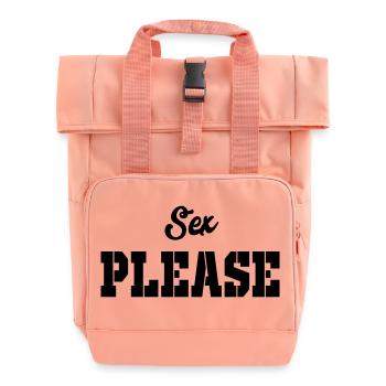 sexe s’il vous plaît - Sac à dos Roll Top à deux anses - rose liberty - Devant