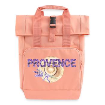 Sommer in der Provence - Rolltop Rucksack mit zwei Griffen - Chintzrosa - Vorne