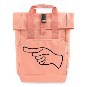 Une aiguille indicative - Sac à dos Roll Top à deux anses - rose liberty - Devant