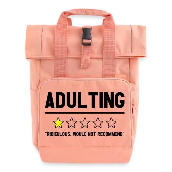 Adulte ridicule ne recommanderait pas Witziges - Sac à dos Roll Top à deux anses - rose liberty - Devant