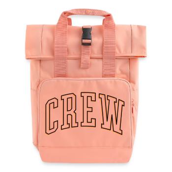 Crew Outline - Roll Top Backpack with Two Handles - chintz rose - Front