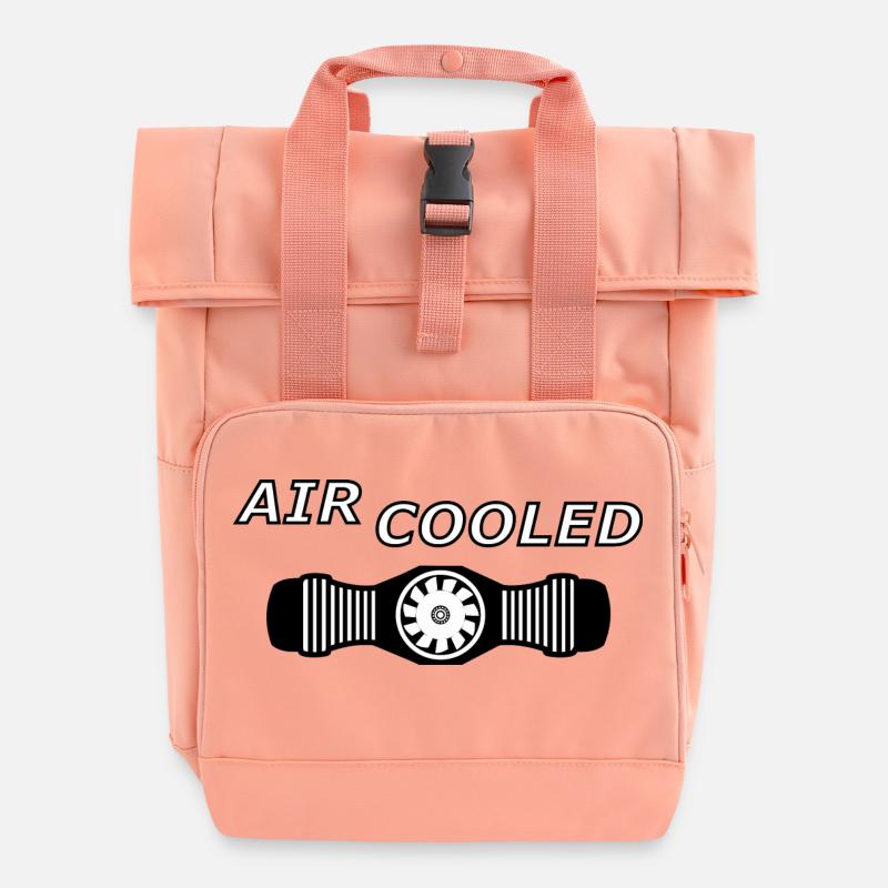 Refroidi à l’air - Moteur de boxe - Aircooled - Sac à dos Roll Top à deux anses - rose liberty