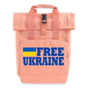 Free ukraine - Rolltop Rucksack mit zwei Griffen - Chintzrosa - Vorne