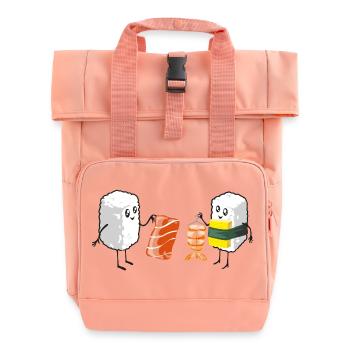 Sushi Shopping - Rolltop Rucksack mit zwei Griffen - Chintzrosa - Vorne