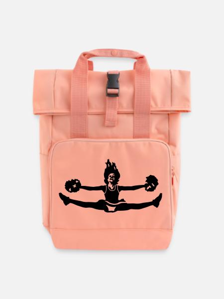 Cheerleader - Rolltop Rucksack mit zwei Griffen - Chintzrosa